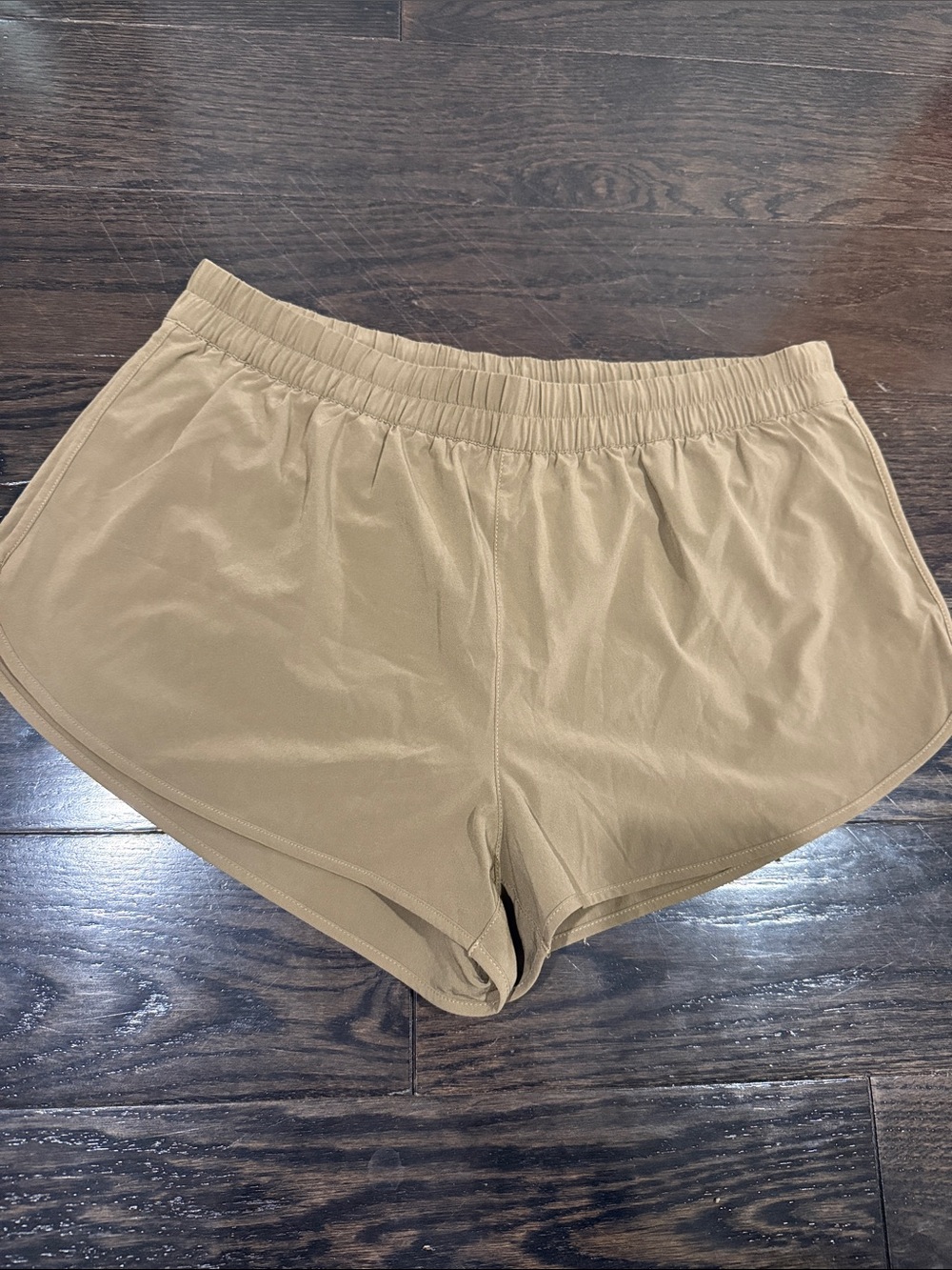 Athleta Women's Tan Performance Running Shorts